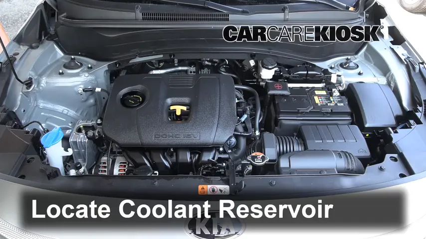 2021 Kia Seltos S 2.0L 4 Cyl. Coolant (Antifreeze) Add Coolant